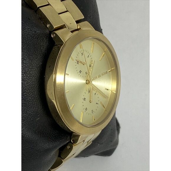 Michael Kors MK6408 Women's Gold Stainless Steel Analog Dial Quartz Watch LJ195 - Picture 5 of 12